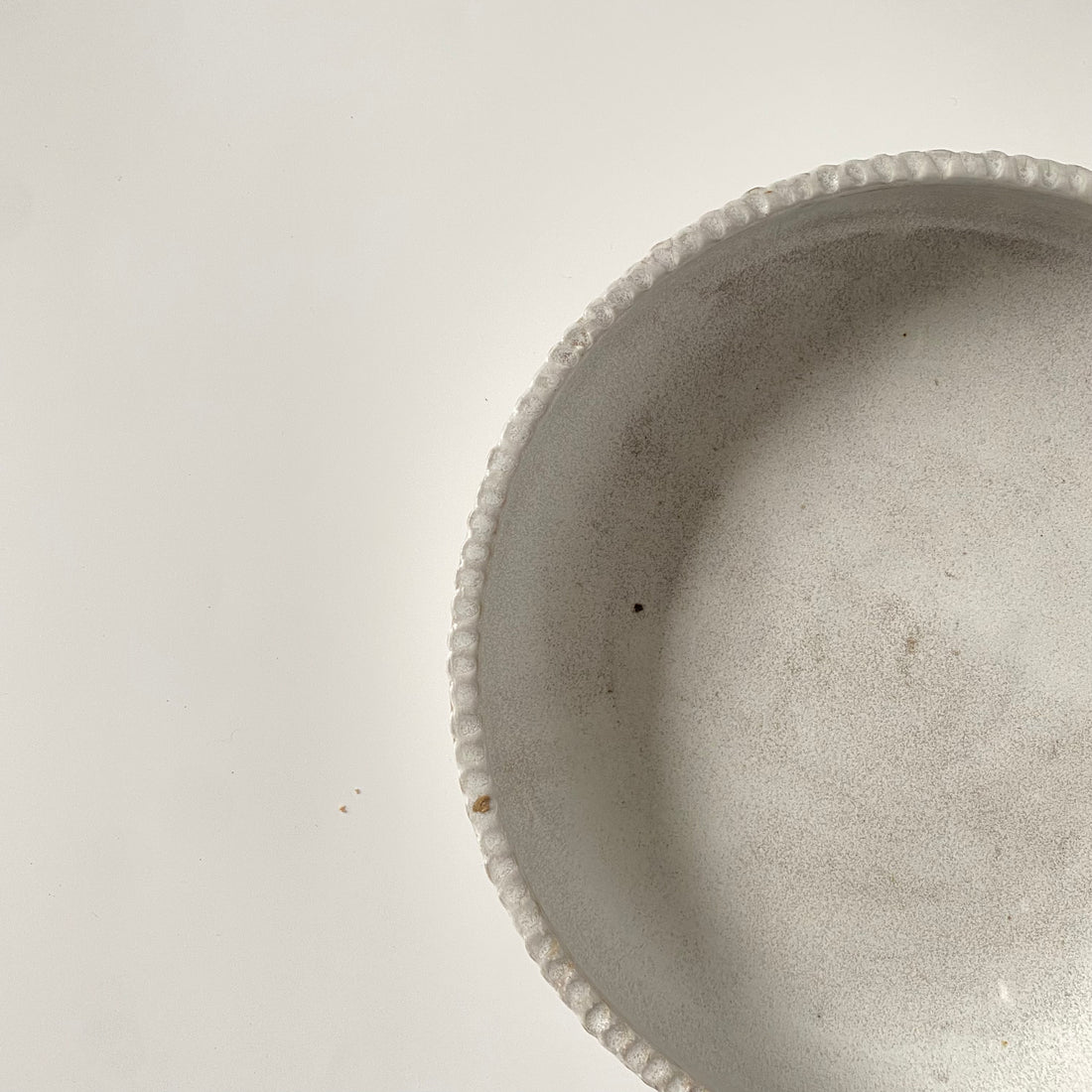 Ceramic Petal Rim Bowl – Frost | Utsuroi by MIKA