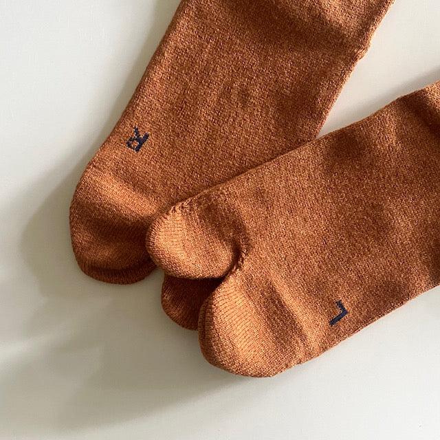 AMITABI Melange Cotton Socks - Taiko Co.Ltd