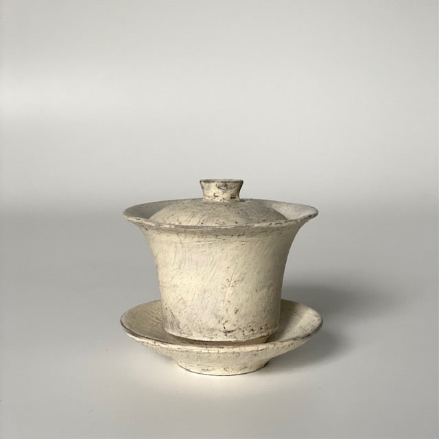 Ceramic Gaiwan B – Birch | Utsuroi by MIKA