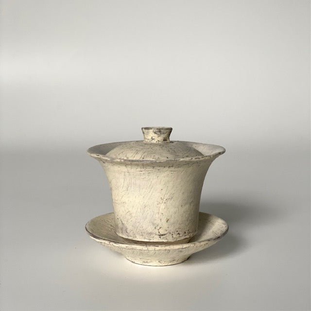 Ceramic Gaiwan B – Birch | Utsuroi by MIKA - MIKA
