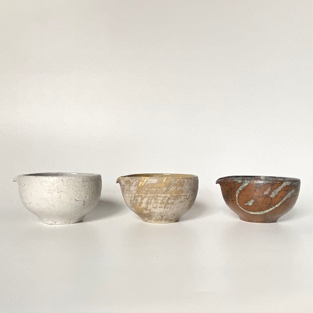 Ceramic Katakuchi – Frost, Harvest, Fallleaf | Utsuroi by MIKAs - MIKAHardgoods