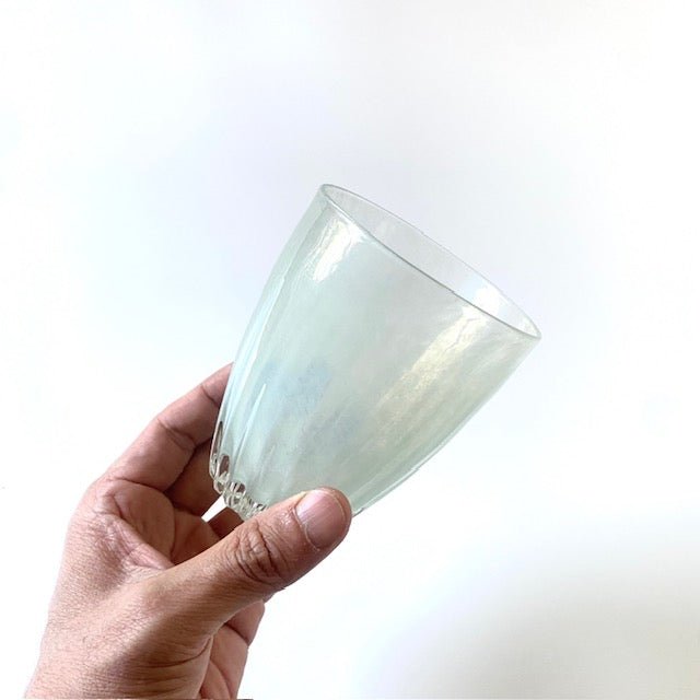 Dusty Glass Tumbler – Ivory, Mint, Blue Grey | HIROY GLASS STUDIO - MIKAHardgoods