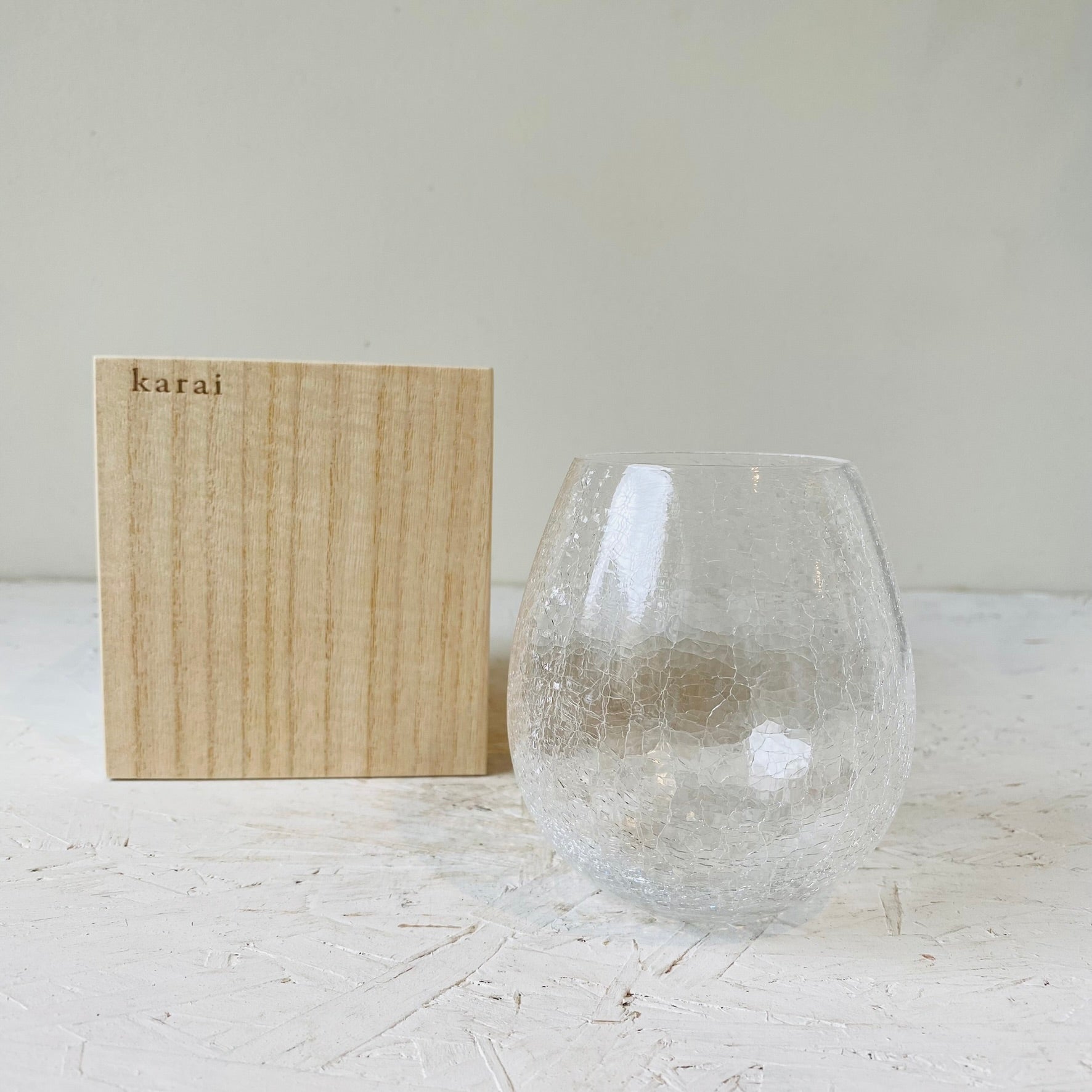 Hirota Glass - Karai Glass tumbler "Crackle" - MIKAFleurhome goods