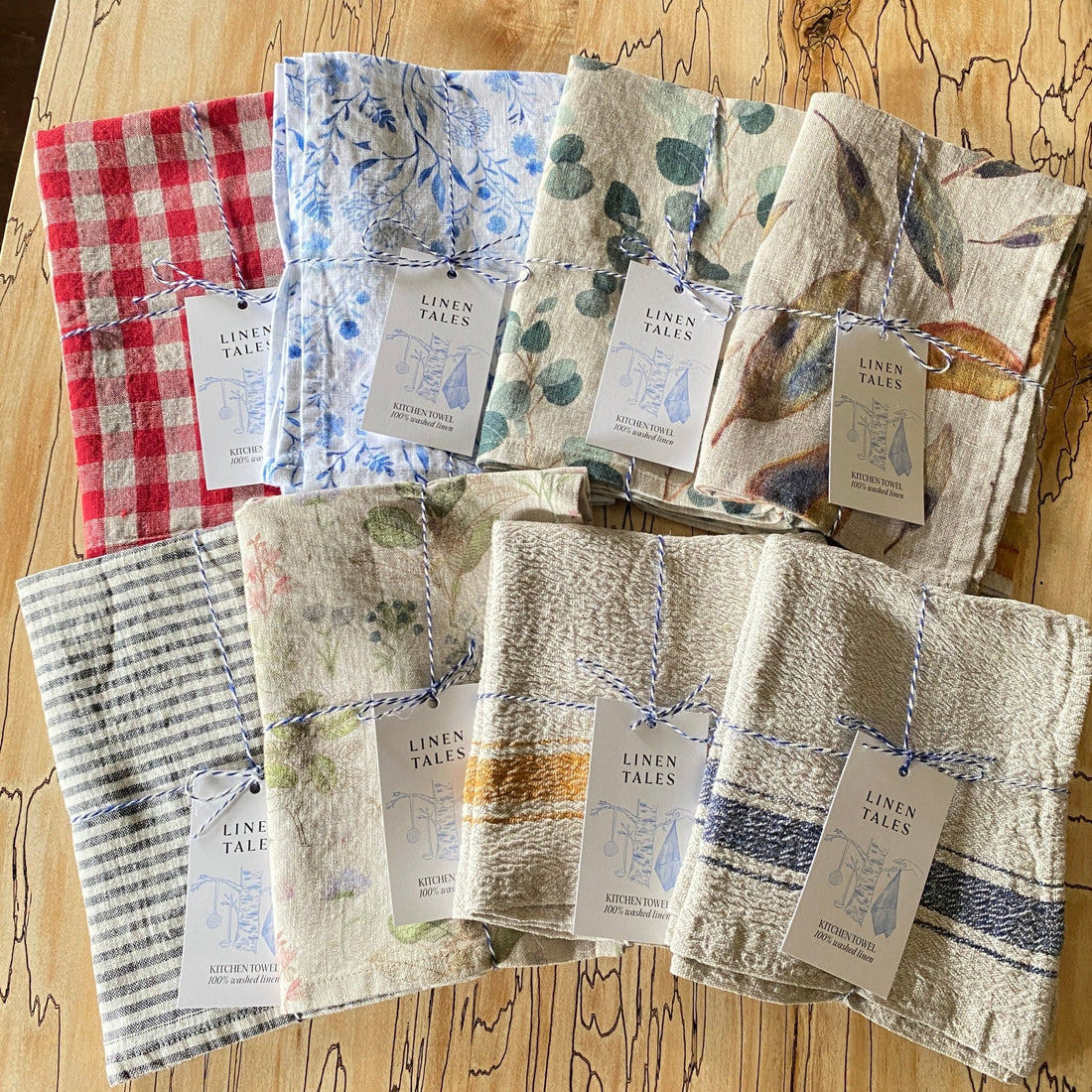 Linen Tales - Kitchen Towel (Patterned) - MIKAhome goods