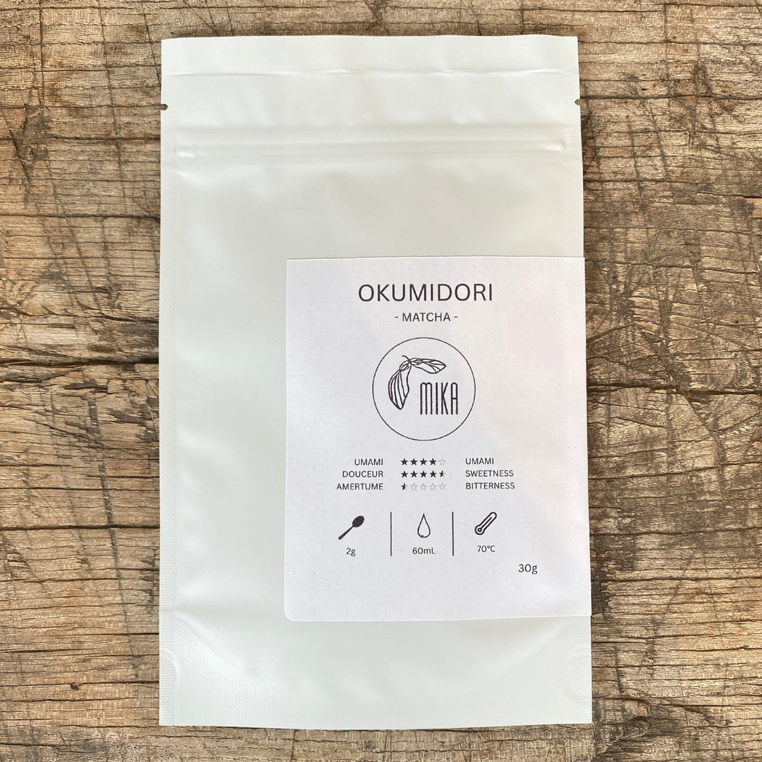 Okumidori - Pure matcha green tea - 30g - MIKATea