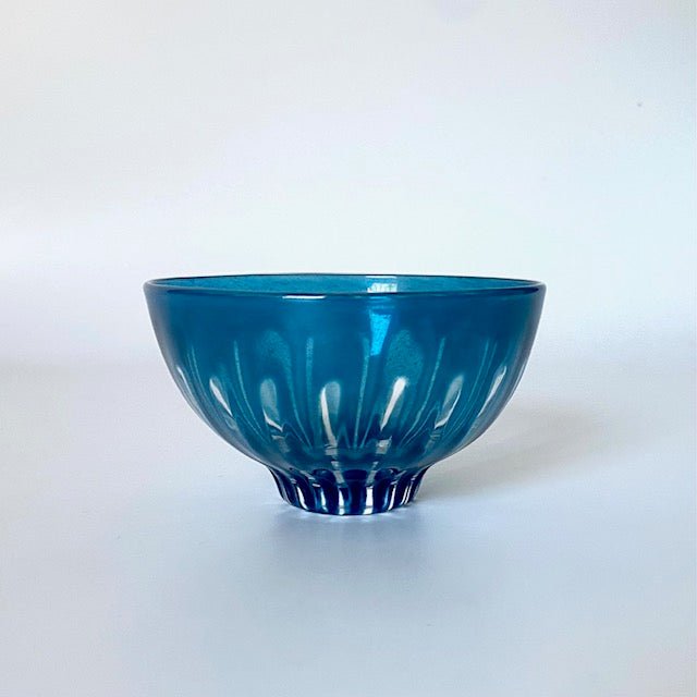 Ren Bowl 4" – Blue, Brown | HIROY GLASS STUDIO - MIKAHardgoods