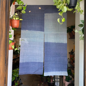 
                  
                    Load image into Gallery viewer, Japanese &amp;quot;Noren&amp;quot; (Indigo and light blue)
                  
                