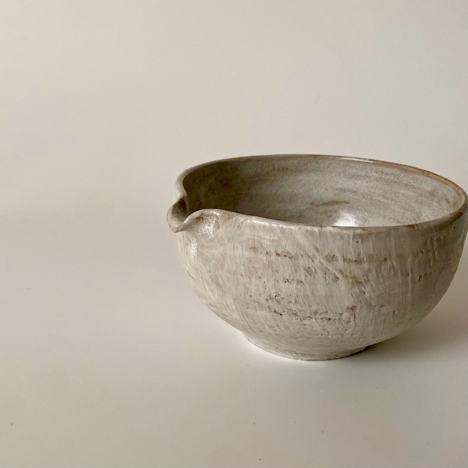 Handmade Ceramic Katakuchi Bowl | MIKA Original Pottery