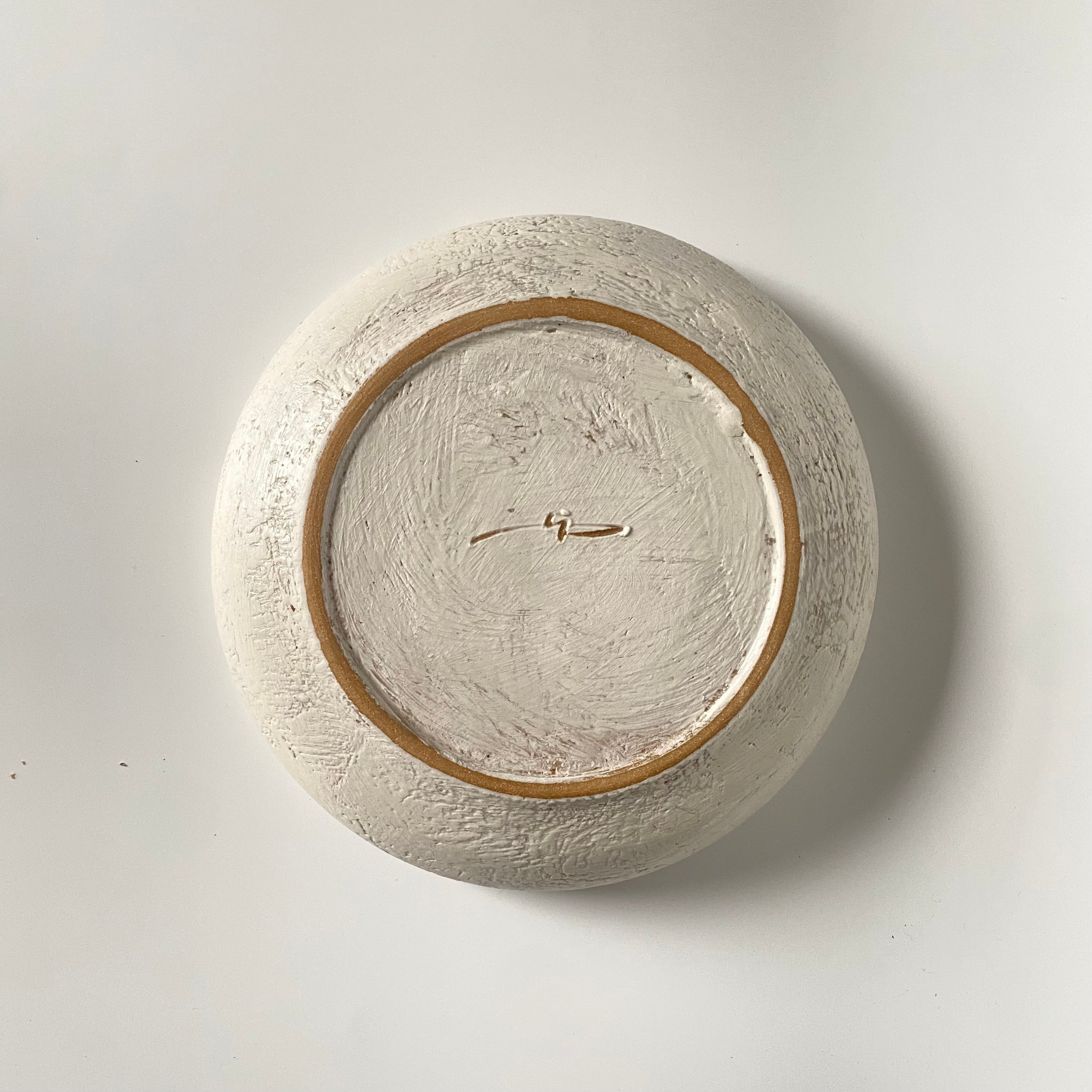 Ceramic 8 1/2" shallow Bowl – Frost | Utsuroi by MIKA