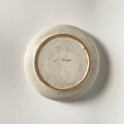 Ceramic 8 1/2" shallow Bowl – Frost | Utsuroi by MIKA