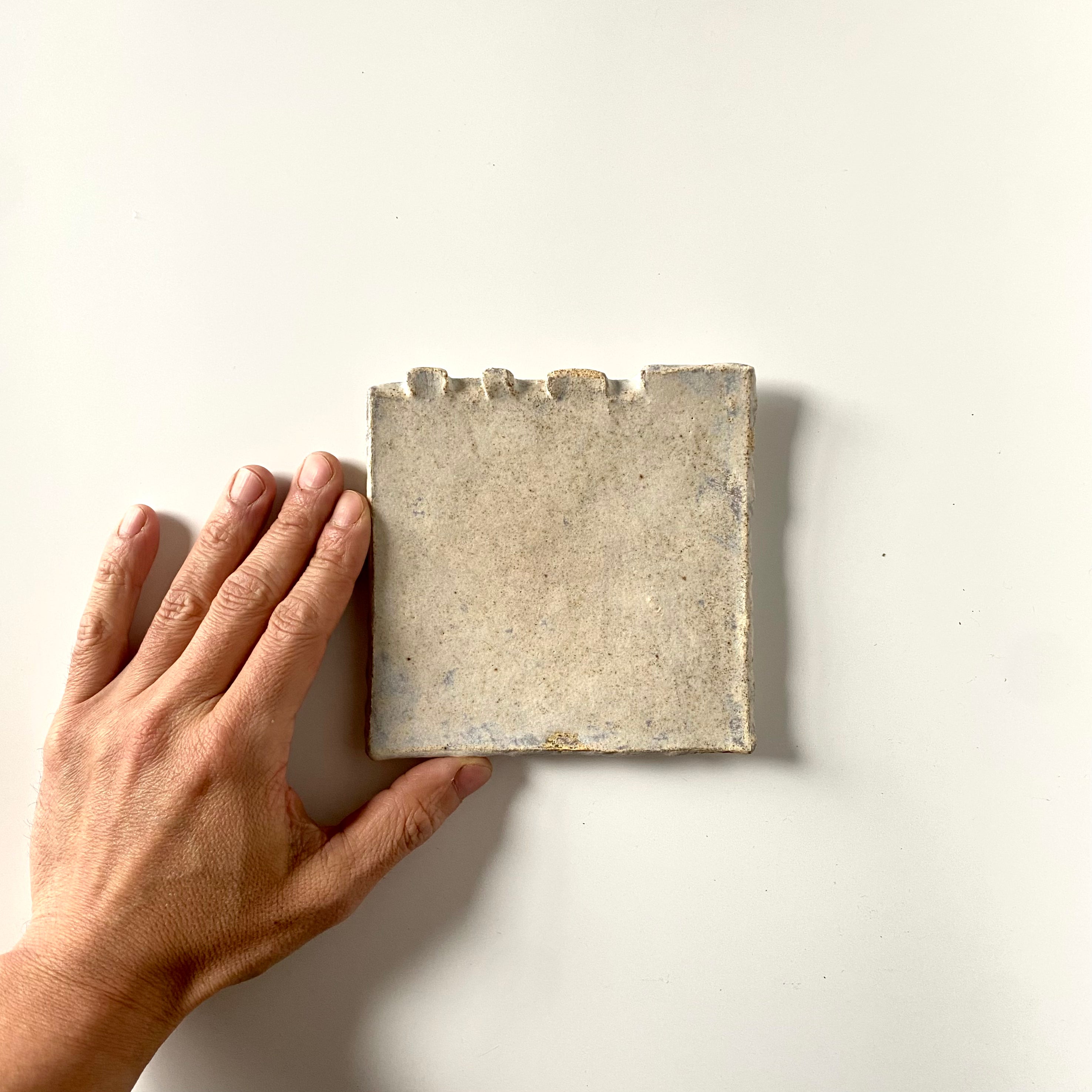 Ceramic 5” Square Plate – Waterlight | Utsuroi by MIKA