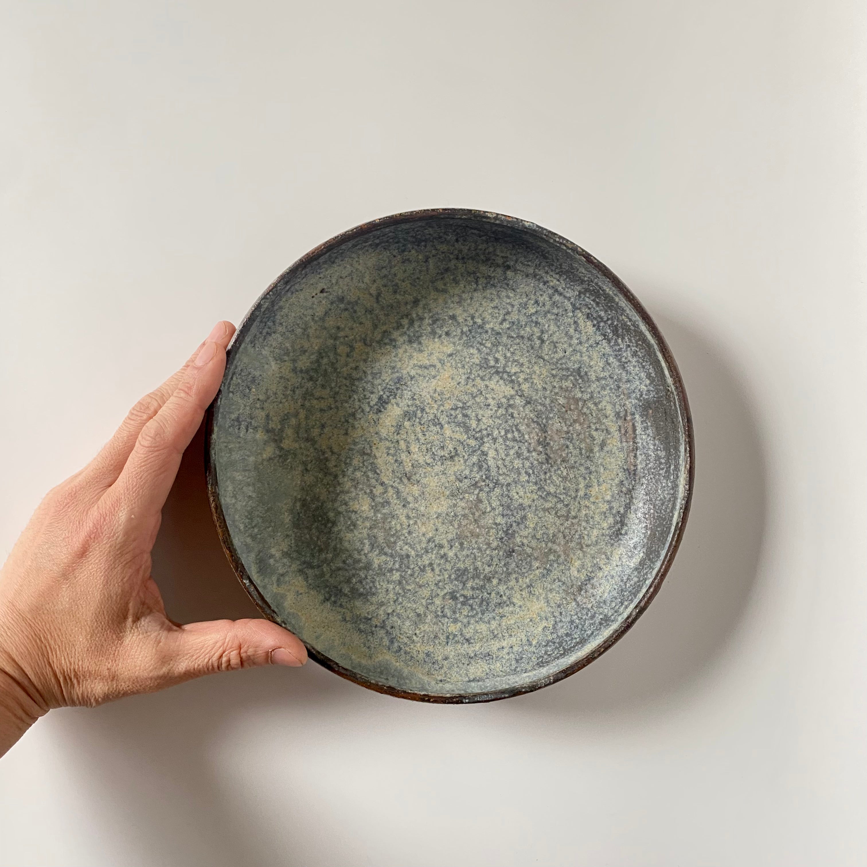 Ceramic 8 1/2" shallow Bowl – Fallleaf | Utsuroi by MIKA