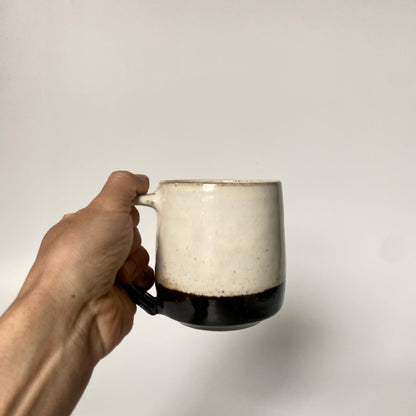 Ceramic Everyday Mug - Beige &amp; Brown | MIKA