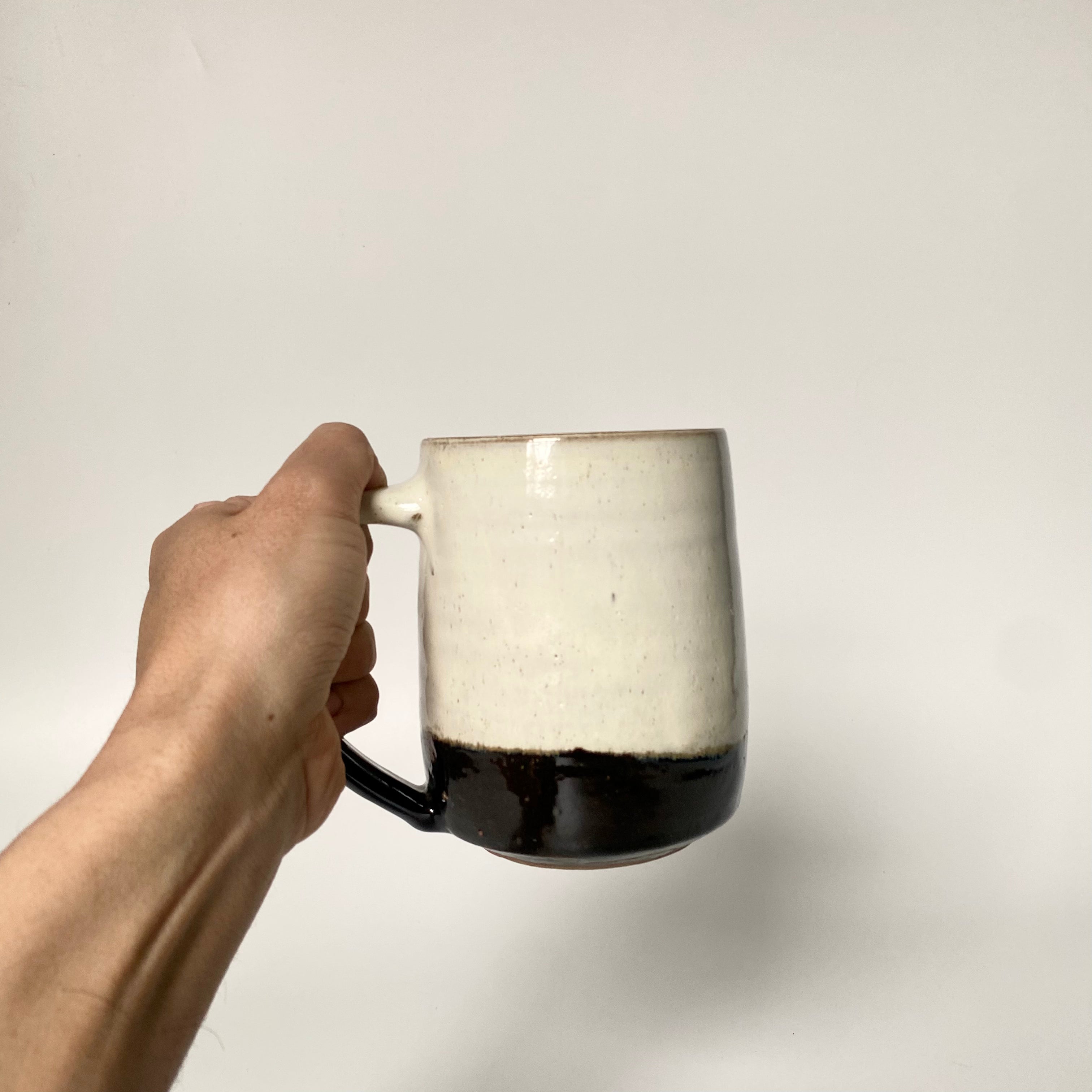 Ceramic Everyday Mug - Beige &amp; Brown | MIKA