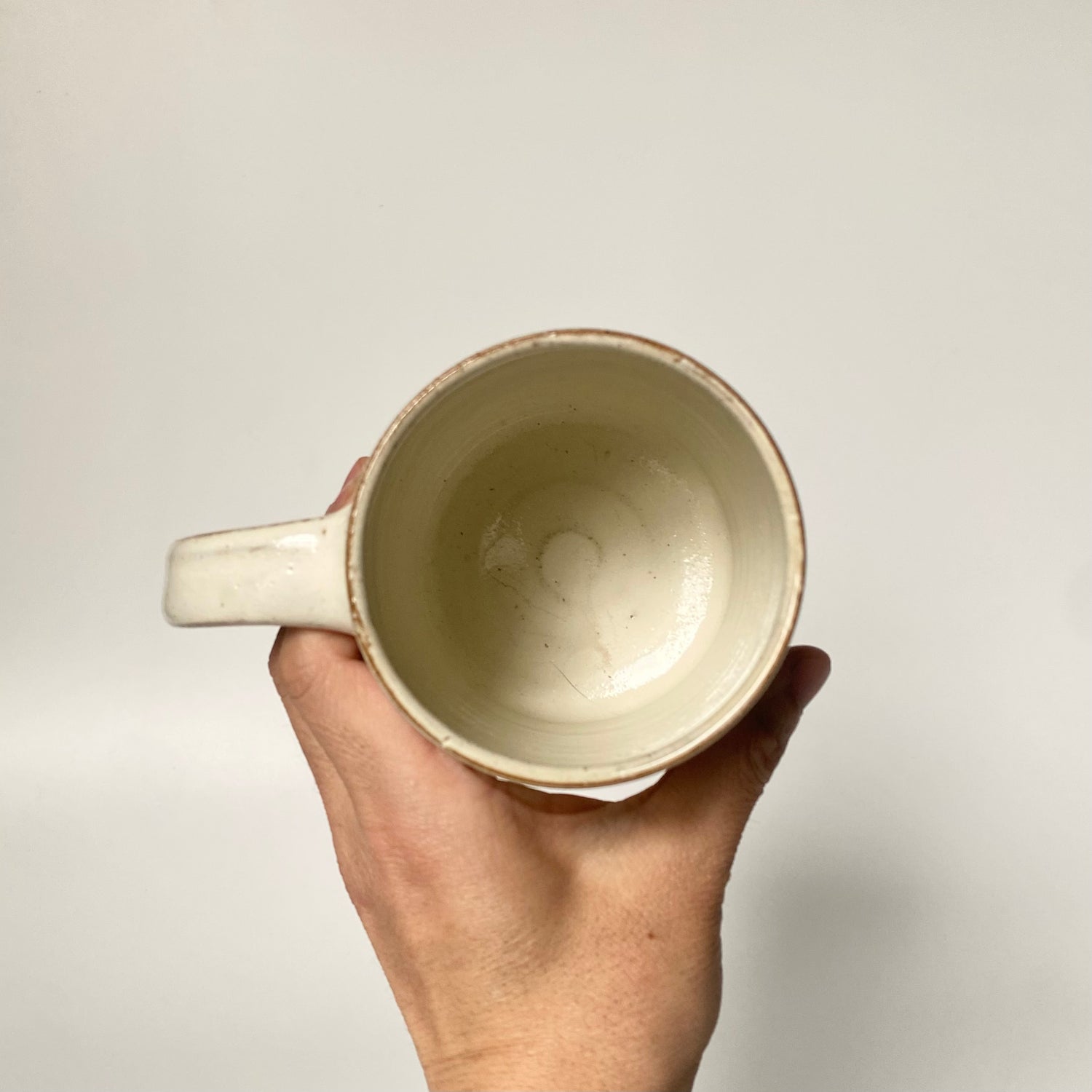 Ceramic Everyday Mug - Beige &amp; Brown | MIKA