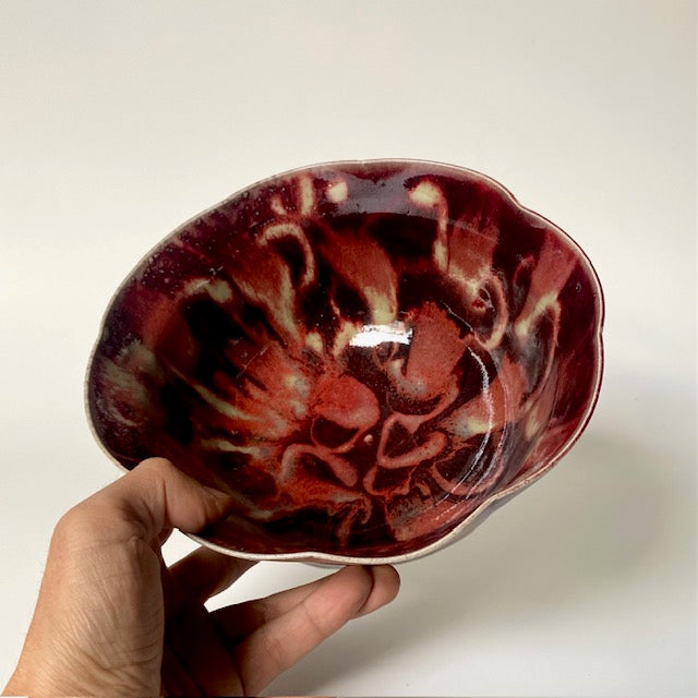 Kayo O’Young / cinnabar glaze bowl 2025