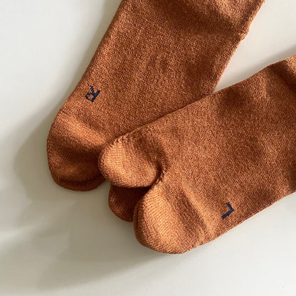 AMITABI Melange Cotton Socks - Taiko Co.Ltd