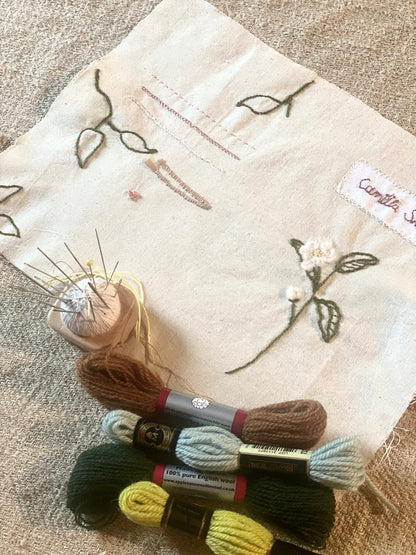 Slow Stitching: A Fall Embroidery Workshop
