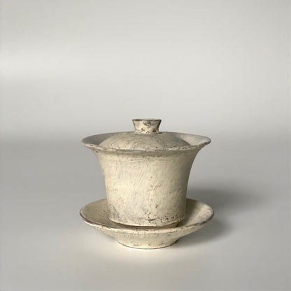 Ceramic Gaiwan B – Birch | Utsuroi by MIKA