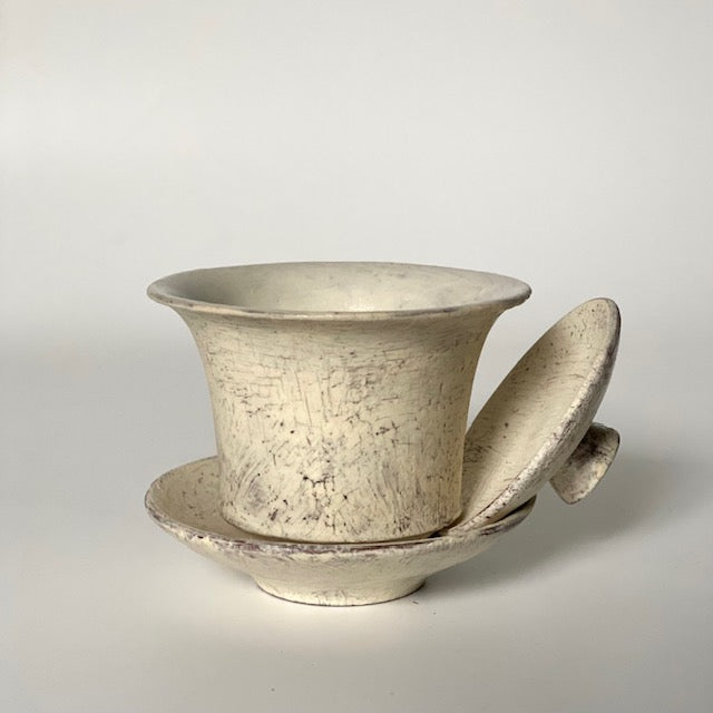 Ceramic Gaiwan C – Birch | Utsuroi by MIKA