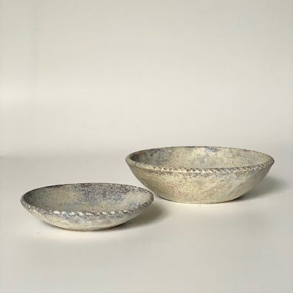 Ceramic Petal Rim Bowl – Waterlight | Utsuroi by MIKA
