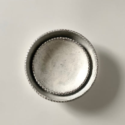 Ceramic Petal Rim Bowl – Frost | Utsuroi by MIKA