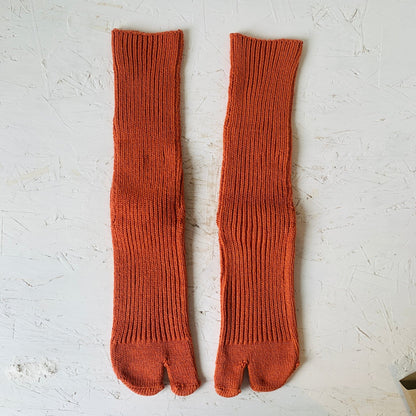 AMITABI Low gauge ribbed tabi socks - Taiko Co.Ltd - MIKAFleurHardgoods