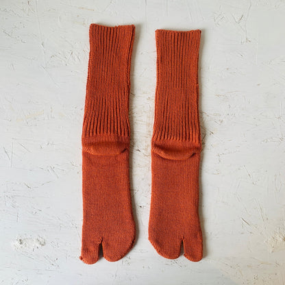 AMITABI Low gauge ribbed tabi socks - Taiko Co.Ltd - MIKAFleurHardgoods