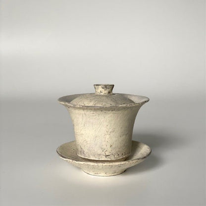 Ceramic Gaiwan B – Birch | Utsuroi by MIKA - MIKA
