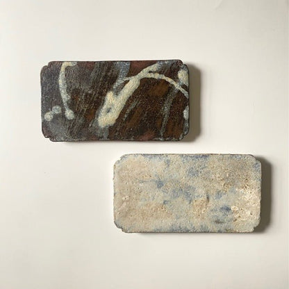 Ceramic rectangular plate | Utsuroi by MIKA - MIKAHardgoods