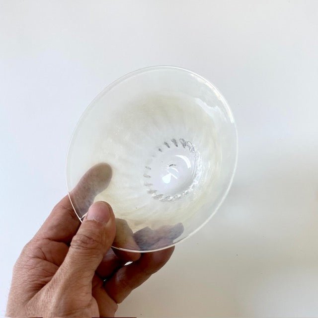 Dusty Colour Bowl 4" – Dusty Ivory,Mint,Blue Grey | HIROY GLASS STUDIO - MIKA