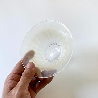 Dusty Colour Bowl 4" – Dusty Ivory,Mint,Blue Grey | HIROY GLASS STUDIO - MIKA