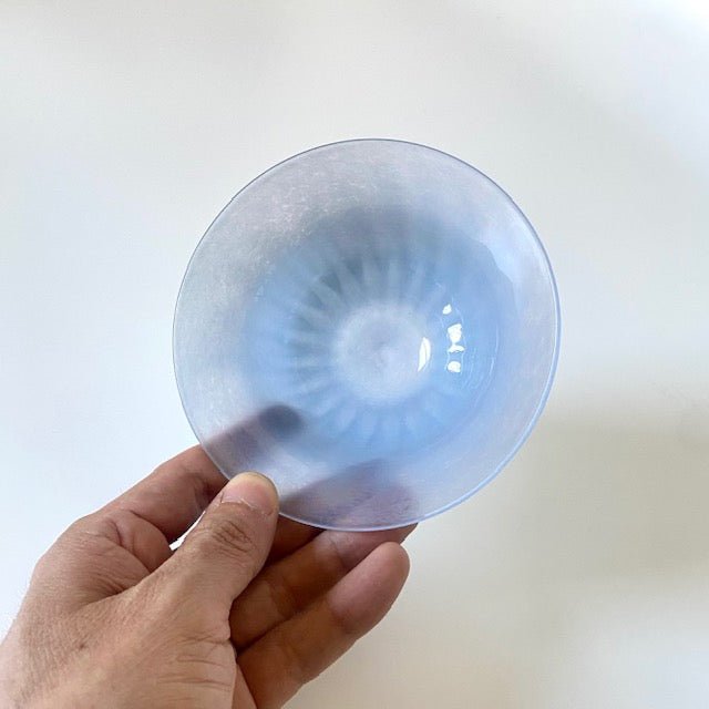 Dusty Colour Bowl 4" – Dusty Ivory,Mint,Blue Grey | HIROY GLASS STUDIO - MIKA