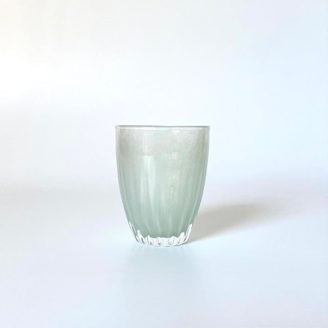 Dusty Glass Tumbler – Ivory, Mint, Blue Grey | HIROY GLASS STUDIO - MIKAHardgoods