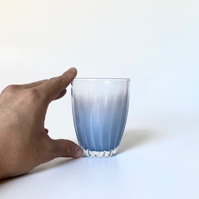 Dusty Glass Tumbler – Ivory, Mint, Blue Grey | HIROY GLASS STUDIO - MIKAHardgoods