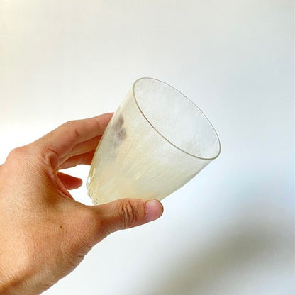 Dusty Glass Tumbler – Ivory, Mint, Blue Grey | HIROY GLASS STUDIO - MIKAHardgoods