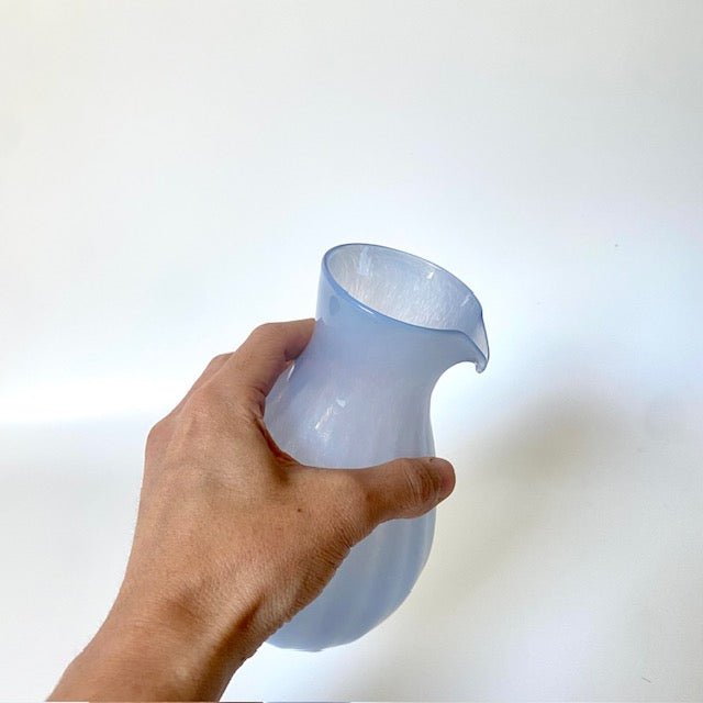 Dusty Pitcher – Blue Grey | HIROY GLASS STUDIO - MIKAHardgoods