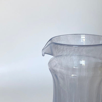 Dusty Pitcher – Blue Grey | HIROY GLASS STUDIO - MIKAHardgoods