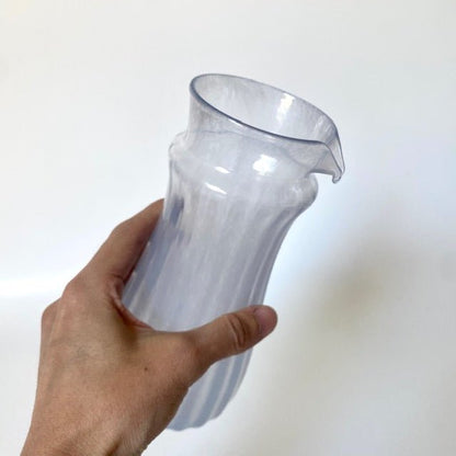 Dusty Pitcher – Blue Grey | HIROY GLASS STUDIO - MIKAHardgoods