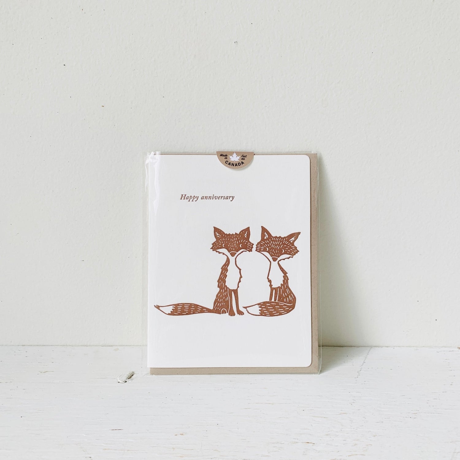 Greeting card (DOGWOOD LETTERPRESS) - MIKAFleurGift Set