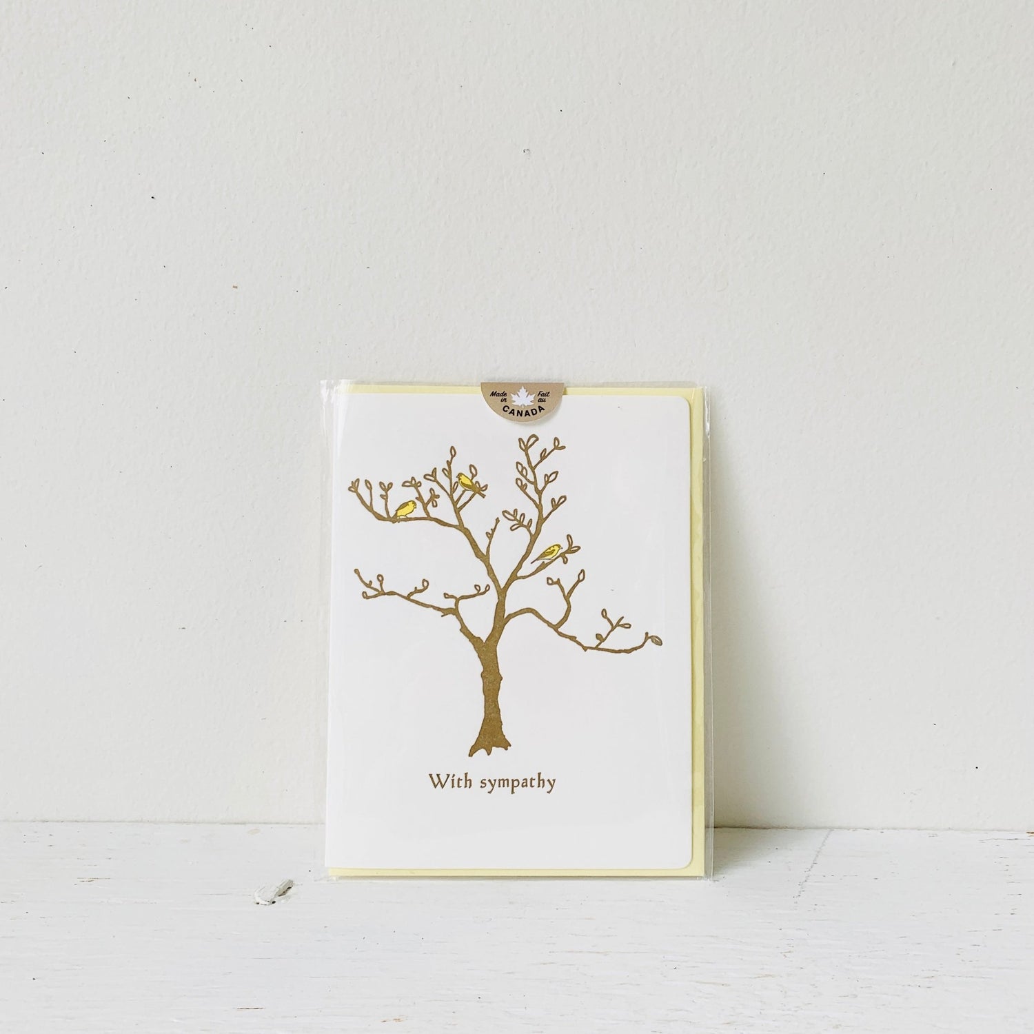 Greeting card (DOGWOOD LETTERPRESS) - MIKAFleurGift Set