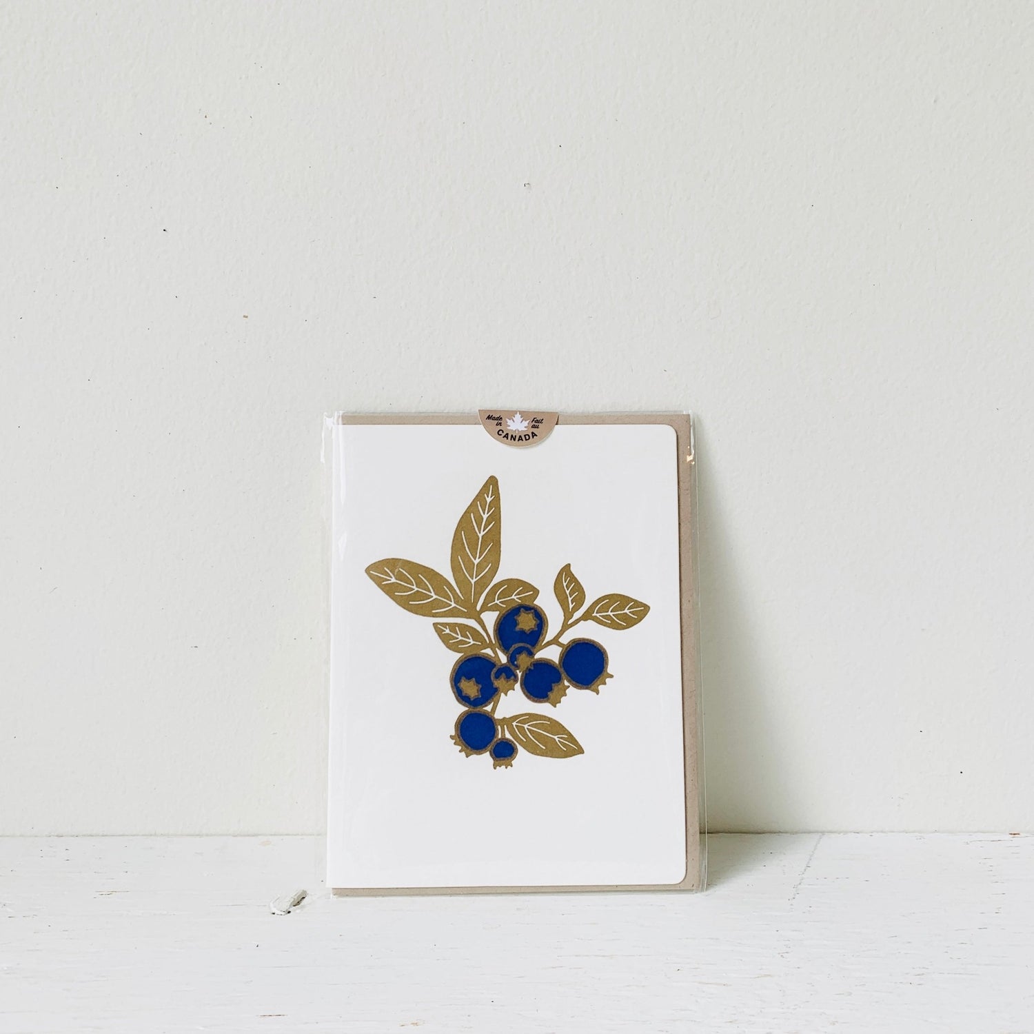 Greeting card (DOGWOOD LETTERPRESS) - MIKAFleurGift Set