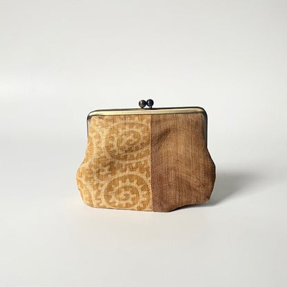 Japanese linen Gamaguchi pouches (kiss-lock pouches) - MIKAHardgoods