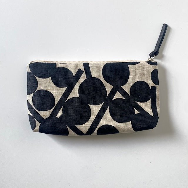Japanese linen Gamaguchi pouches - MIKAHardgoods