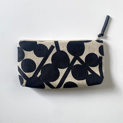 Japanese linen Gamaguchi pouches - MIKAHardgoods