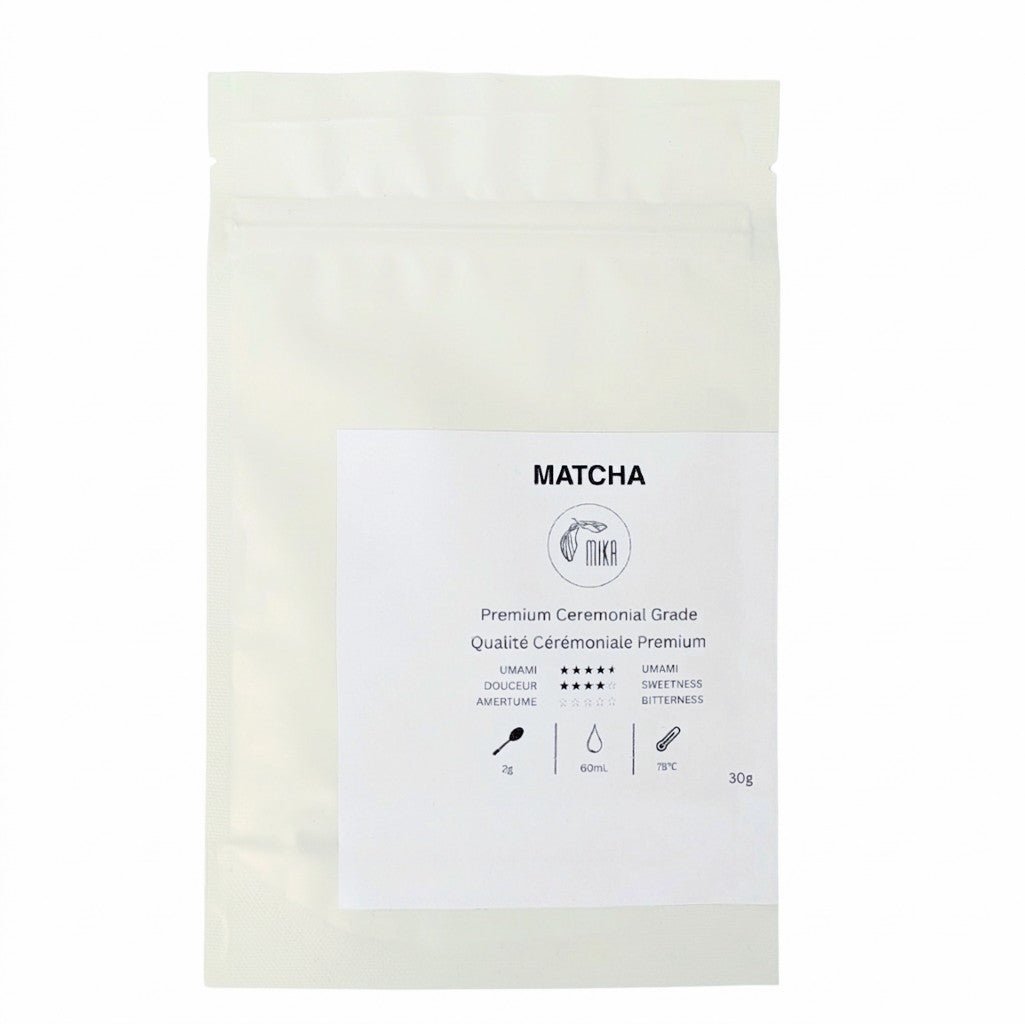 Japanese Matcha premium ceremonial grade 30g | Sweet &amp; smooth - MIKATea