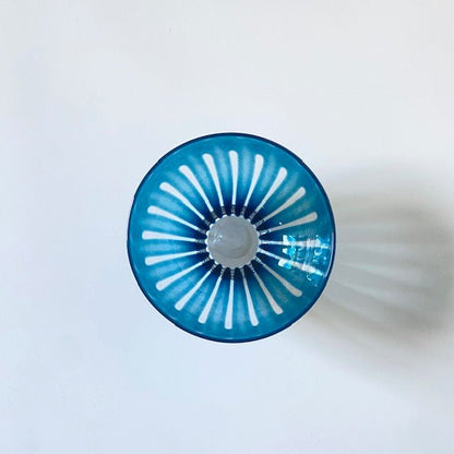 Ren Bowl 4" – Blue, Brown | HIROY GLASS STUDIO - MIKAHardgoods