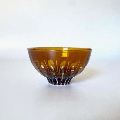 Ren Bowl 4" – Blue, Brown | HIROY GLASS STUDIO - MIKAHardgoods