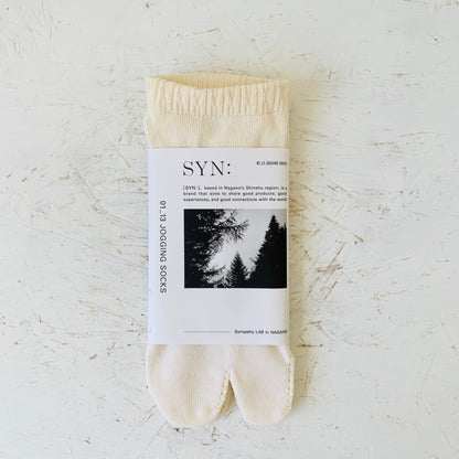 SYN JOGGING Tabi SOCKS - Taiko Co.Ltd - MIKAFleurHardgoods