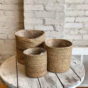 
                  
                    Load image into Gallery viewer, Seagrass Plant Basket
                  
                